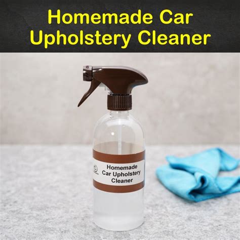 diy upholstery cleaner for car