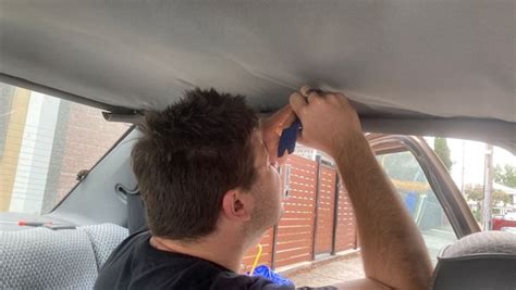 fix car roof upholstery