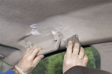 how to clean car upholstery ceiling